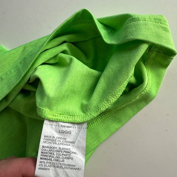 Under Armour x TPC San Antonio Neon Green HeatGear Golf Polo Mens Large Loose - Picture 7 of 7